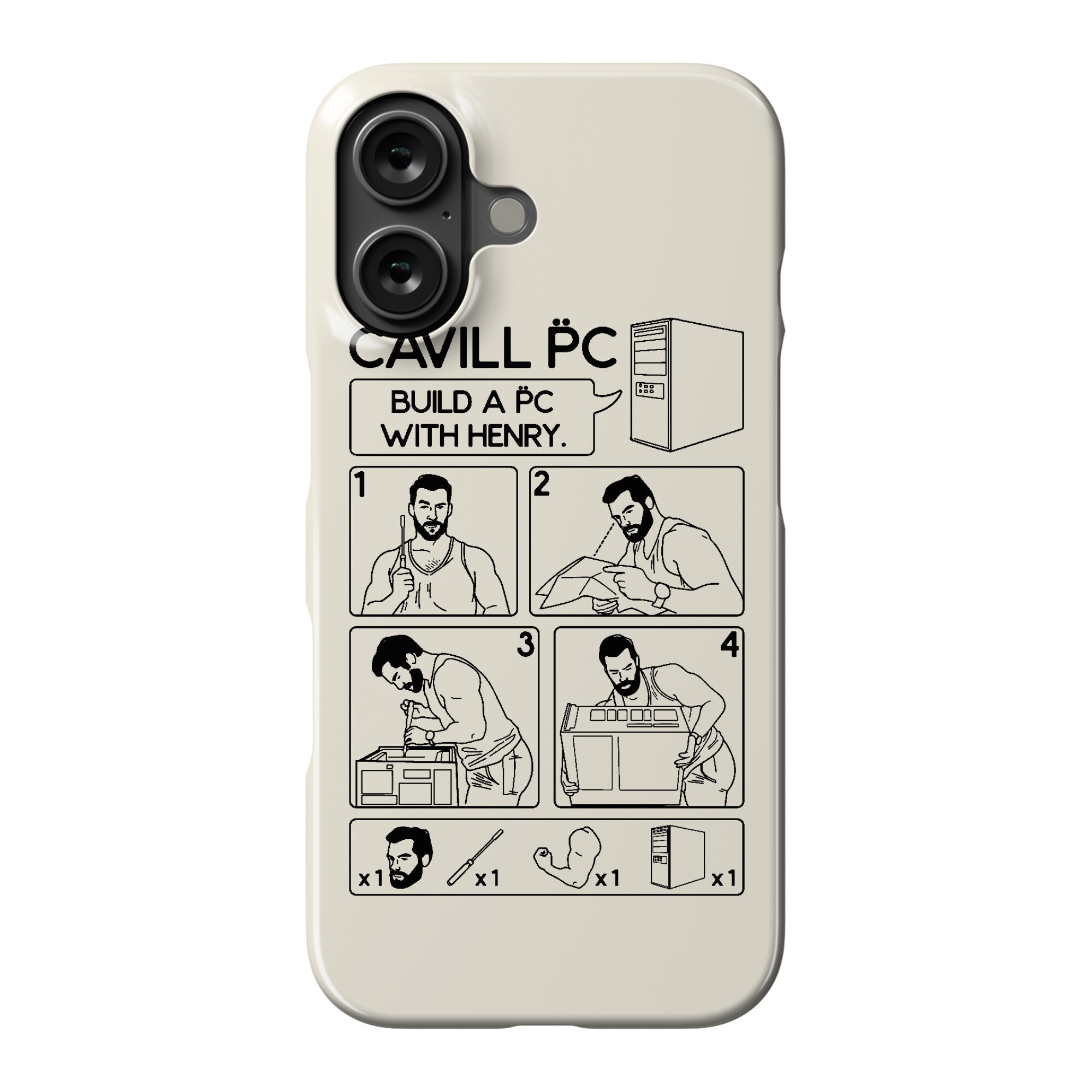 Cavill PC Parody Phone Case